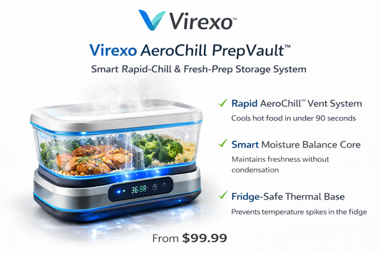 Virexo AeroChill PrepVault™  Smart Rapid-Chill & Fresh-Prep Storage System