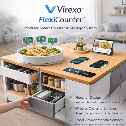Virexo FlexiCounter™  Modular Smart Counter & Storage System